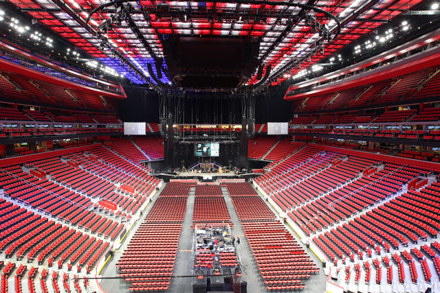 Little Caesars Arena and Elation Custom Light Ceiling in a Class by Itself