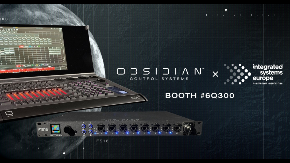 Obsidian To Unveil ONYX NX3 Console, NETRON FS16, And More At ISE 2026