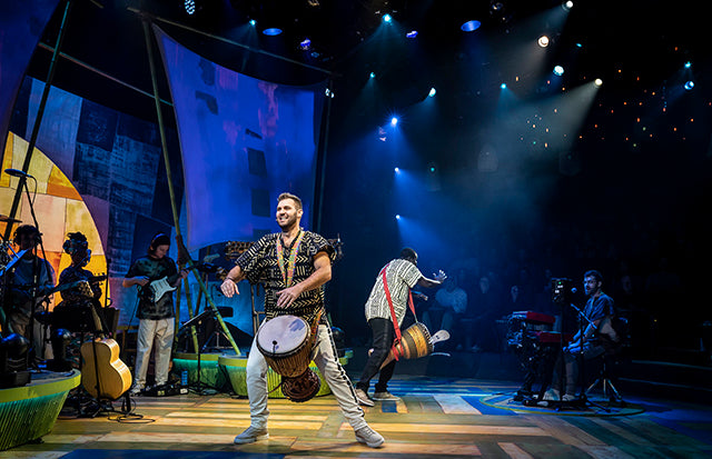 Djembe! The Show makes U.S. debut beneath all Elation lighting rig