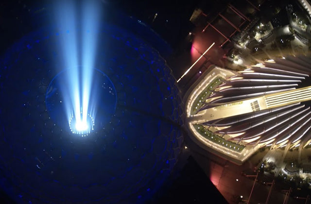 Proteus Excalibur™ creates elegant finale look at Expo 2020 Dubai Closing Ceremony