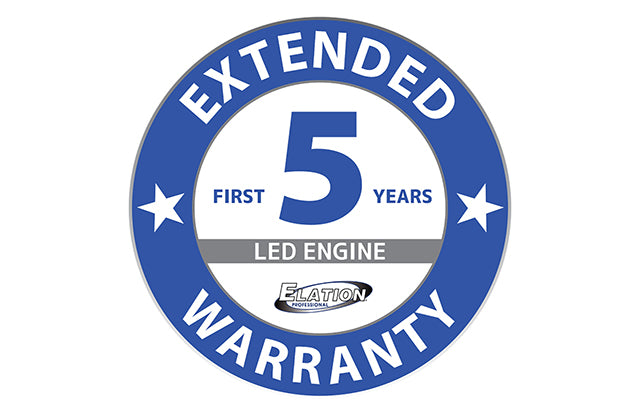 Elation Extends Product Warranty to 5 Years on Latest LED Luminaires