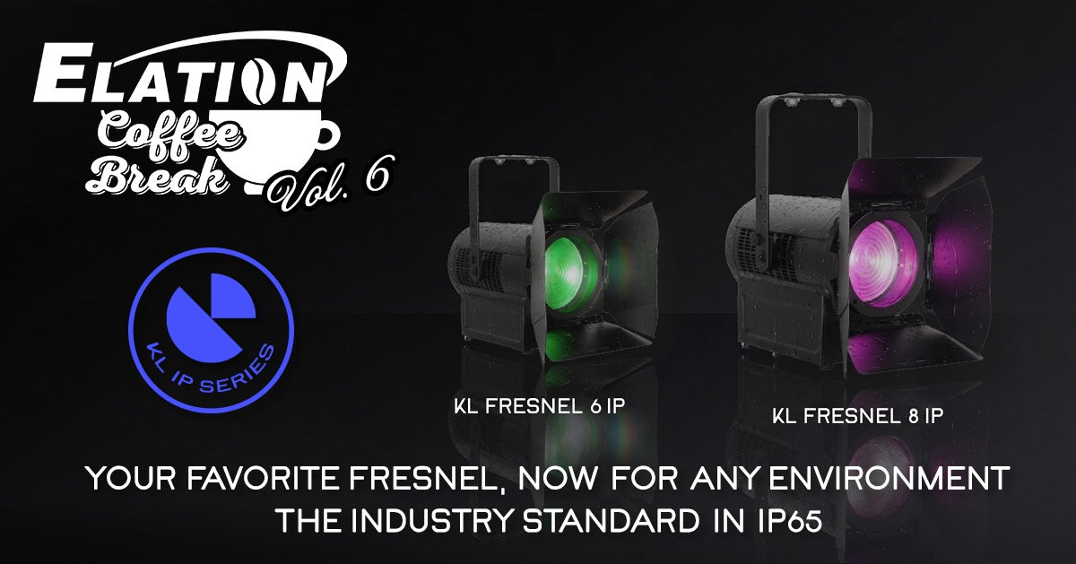 Elation KL Fresnel Moves Outside on May 11 Coffee Break Livestream