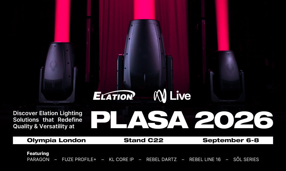 Discover Elation Lighting Solutions That Redefine Quality and Versatility at PLASA Stand C22
