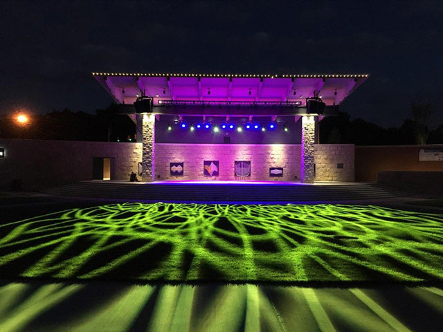 Weatherproof Elation Lighting for Federal Hill Commons Amphitheater in Indiana