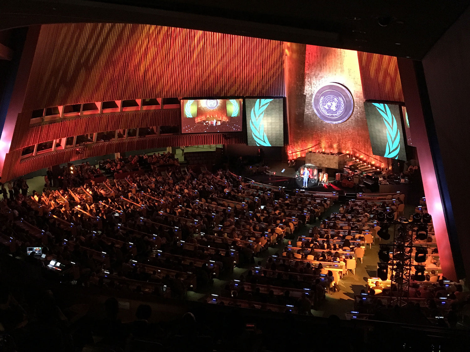 Elation Lights World Humanitarian Day Concert at United Nations