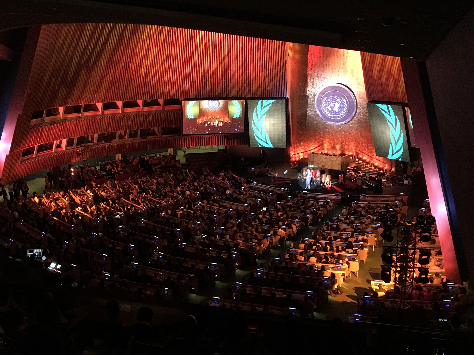 Elation Lights World Humanitarian Day Concert at United Nations