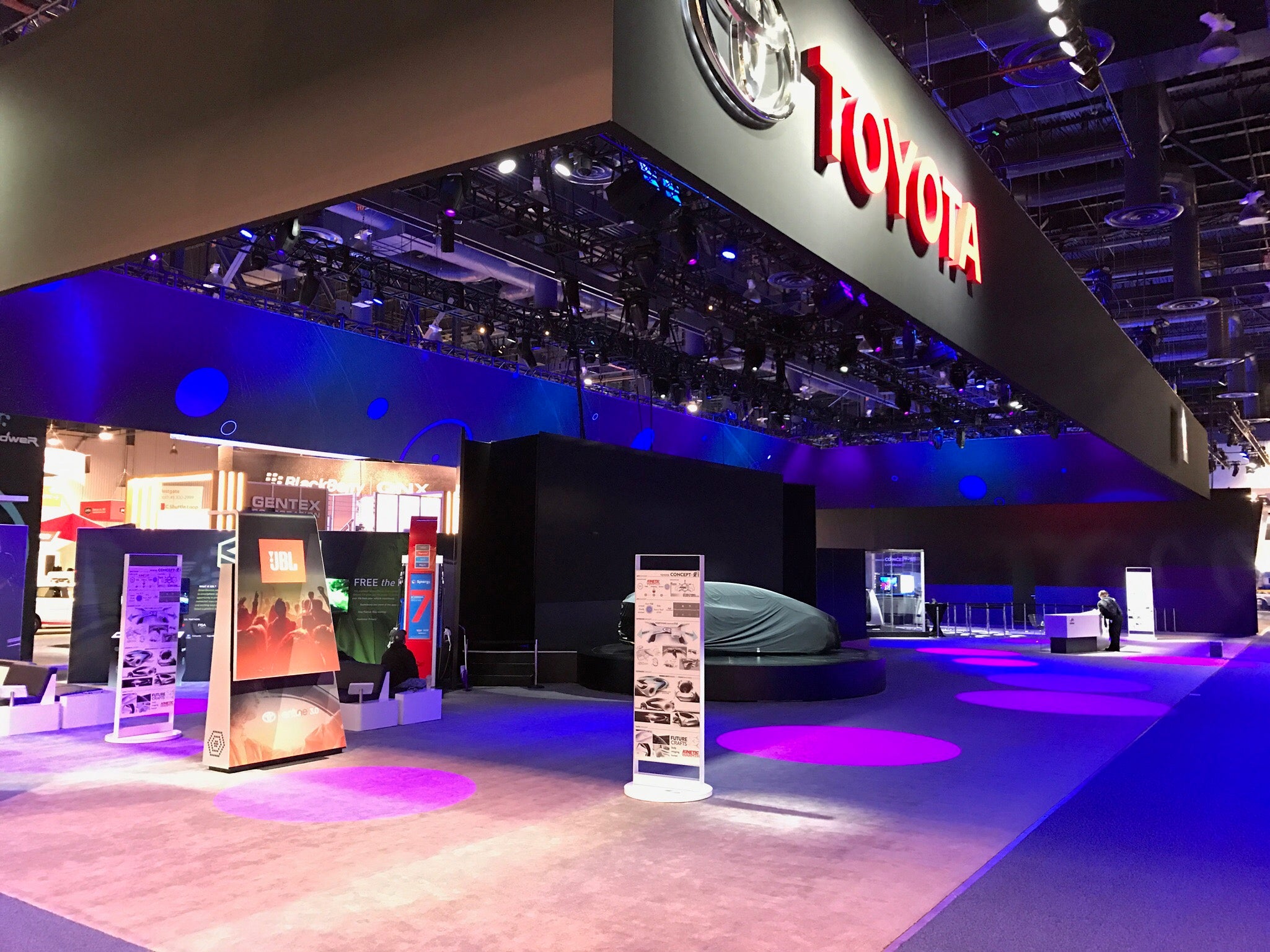TLS Productions Uses Elation Lighting on Award-winning Toyota Booth at CES