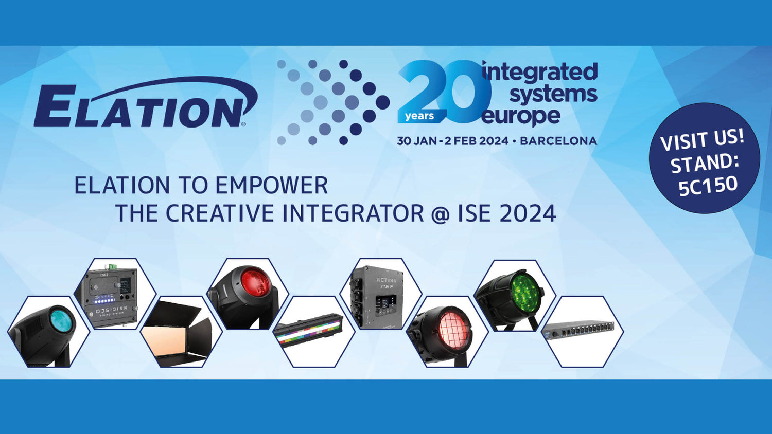 Elation to empower the creative integrator @ ISE 2024