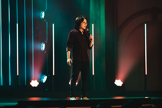 Marc Janowitz finds the look with Elation for Jimmy O. Yang stand-up comedy special