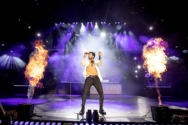 Sensational Sebastián Yatra shows delight with large Elation rig