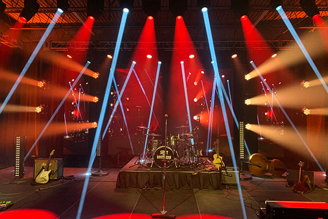 Synergetic offers professional studio for corporate and music clients complete with full Elation rig