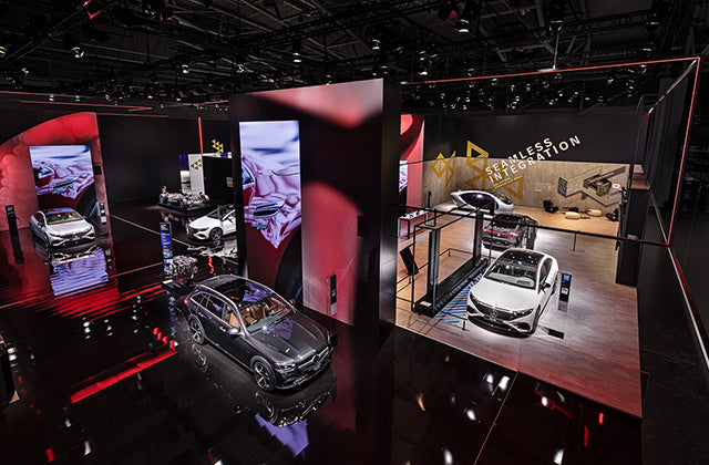 TLD relies on Elation KL series for top standard Mercedes-Benz stand at IAA 2021