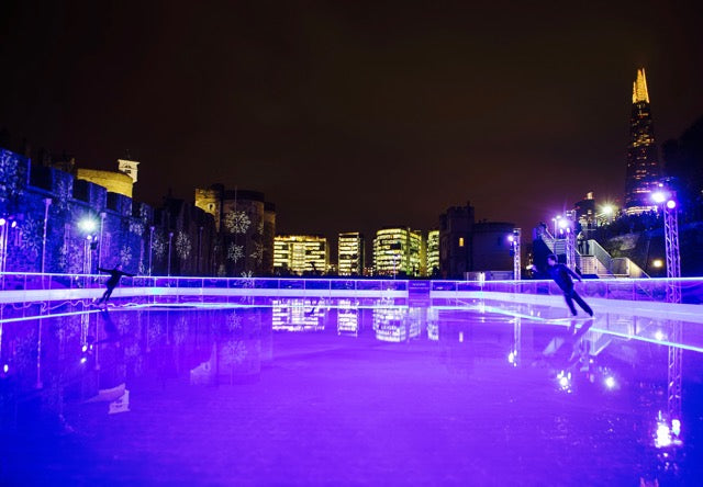 Elation LED Solutions for Ice Rink at Historic Tower of London