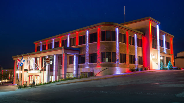 Dynamic Elation Lighting Enhancement for Rouyn-Noranda City Hall in Québec