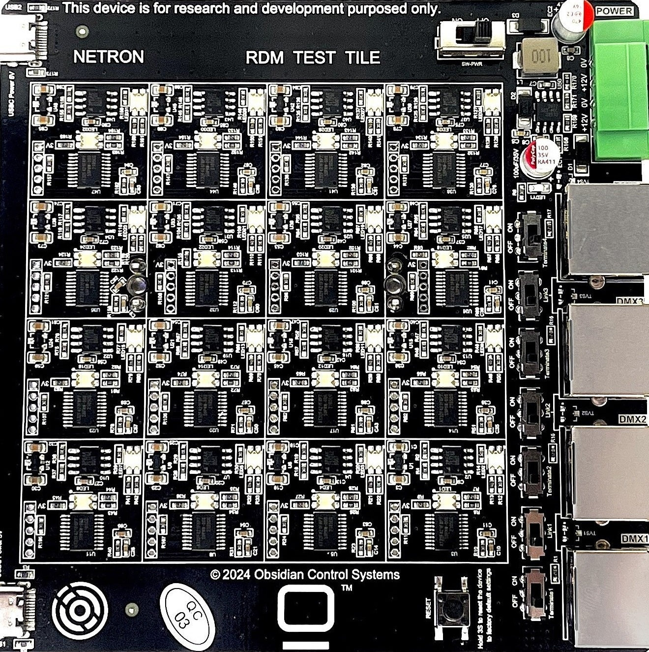 NETRON Test Tiles