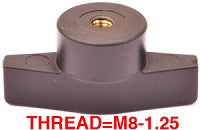 M 8 FEMALE KNOB PROTRON ECLYPSE