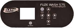 DECAL FOR FUZE WASH 575