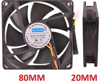 DC12V 0.20A FAN FUZE PROFILE CW, FUZE SP