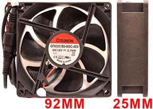 12VDC 2.7W FAN FOR SIXPAR Z19 IP