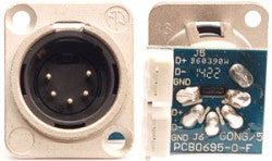 PCB06950F 5 PIN MALE XLR PCB FOR SMARTY