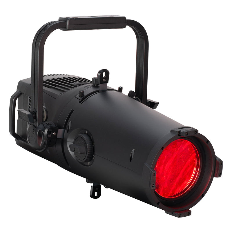 KL Profile FC; Ellipsoidal con Led RGBMA de 305W, CRI92, temperatura de color 6,500K, correción de color virtual de  2400K - 8500K, gobo holder rotatorio de 16 bit + set de 10 gobos