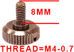 THUMB SCREW FOR WW PROFILE HP