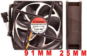 EE92252BX-000C-G99 DC24V 2.4W 5JB2 FAN F