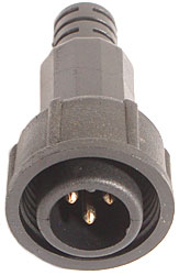 MALE WATERPROOF DMX END CAP FOR SIXPAR I