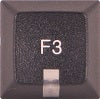 KEYCAP CHERRY F3 FOR NX4