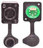 J5F2C+SEAL MALE DMX PCB FOR PALADIN CUBE