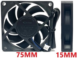 DFH7015B DC12V 0.30A FAN FOR FUZE WAS