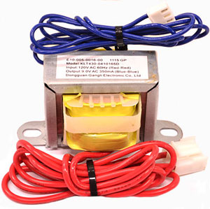 9.0V AC 350MA TRANSFORMER FOR DP-640B