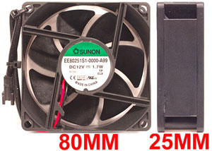 12V 1.7W FAN FOR M-7