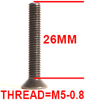 TRUNNION SCREW FOR COLOUR CHORUS SERIES