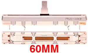 10K OHM (60mm) FADER POTENTIONMETER FOR