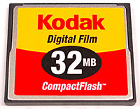 32MB COMPACT FLASH MEMO