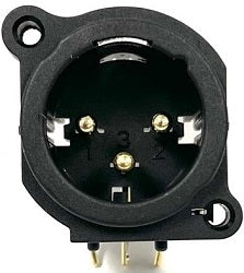 3PIN XLR MALE CONNECTOR FOR DMX10-3