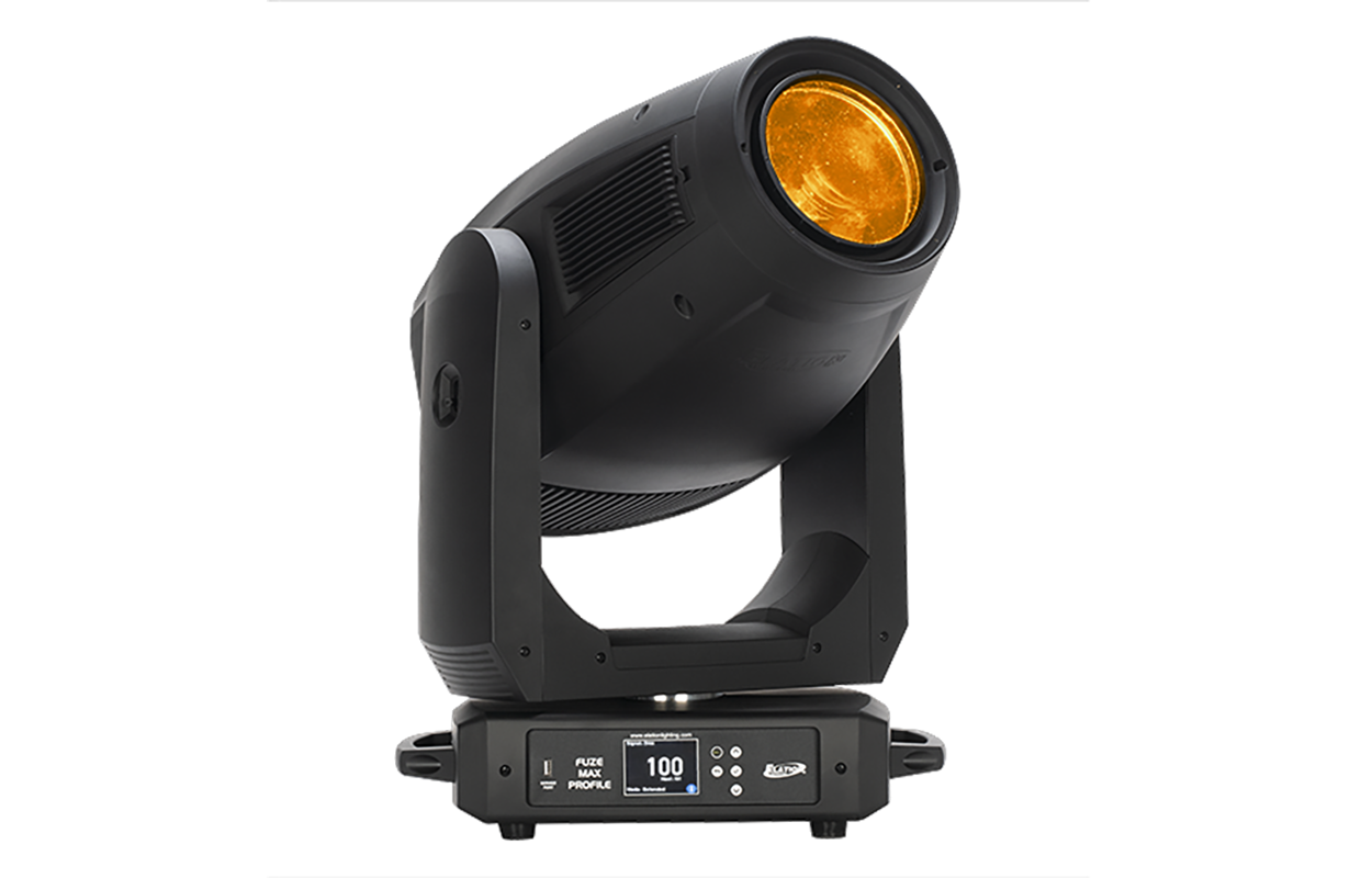 Elation Proteus™, Fuze™ and KL™ series premieres set for InfoComm 2022Gallery Image fuze max profile amber copy 
