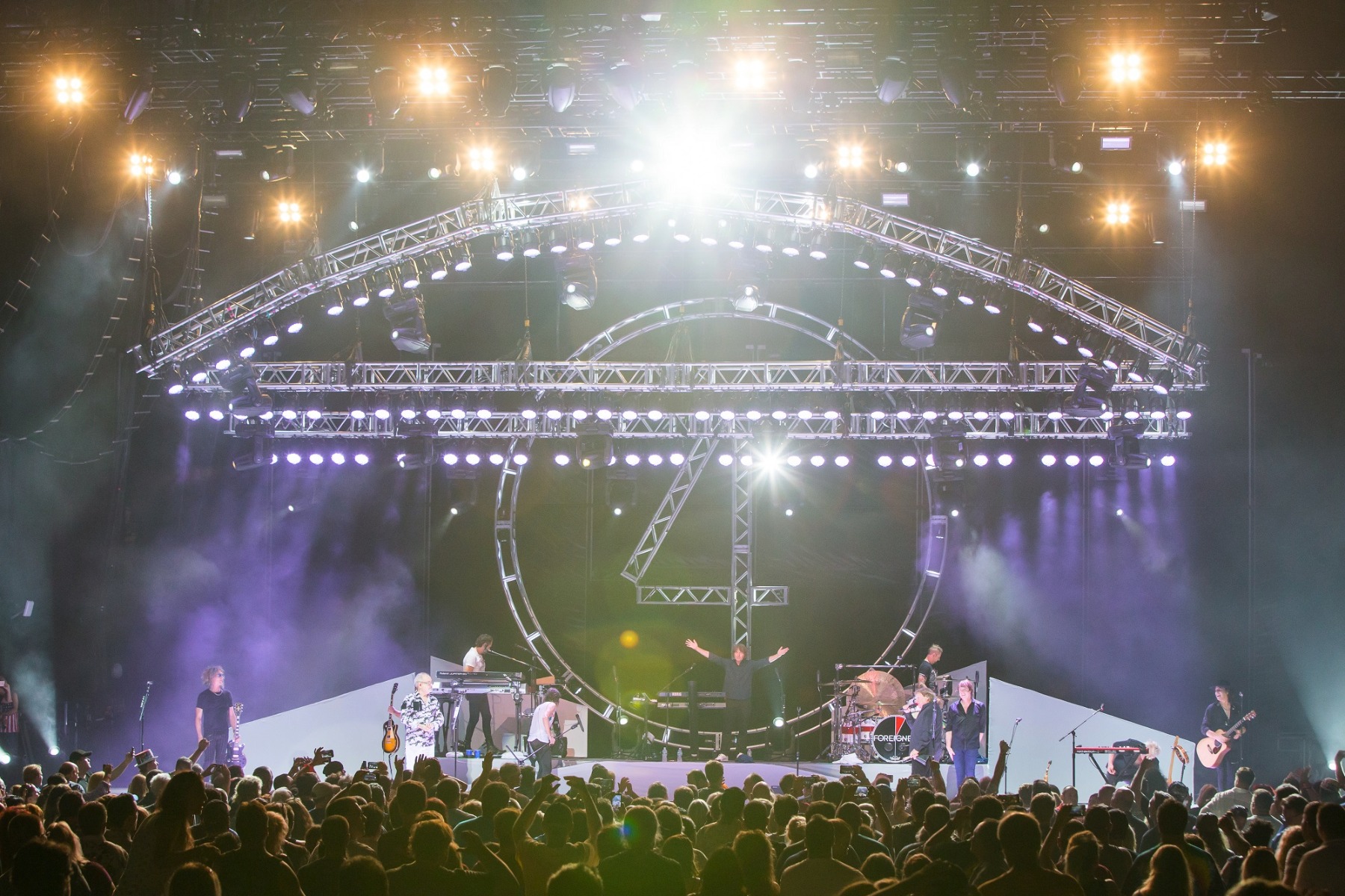 See Factor Supplies Elation Arena Pars for Foreigner 40th Anniversary Tour Gallery Image foreigner jonesbeach 2 