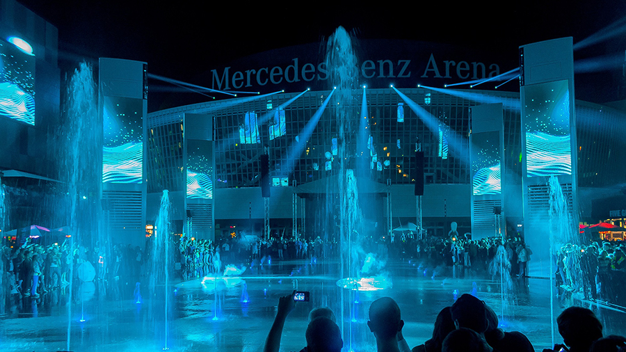 Mercedes-Platz in Berlin Opens with Proteus™ Light ShowGallery Image mercedes platzopeningwithproteus 900 