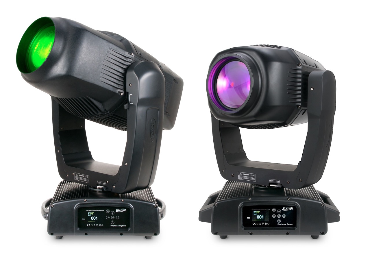 Proteus™ Headlines Stellar Lineup for Elation at 2017 Prolight + SoundGallery Image proteus hybrid and proteus beam 