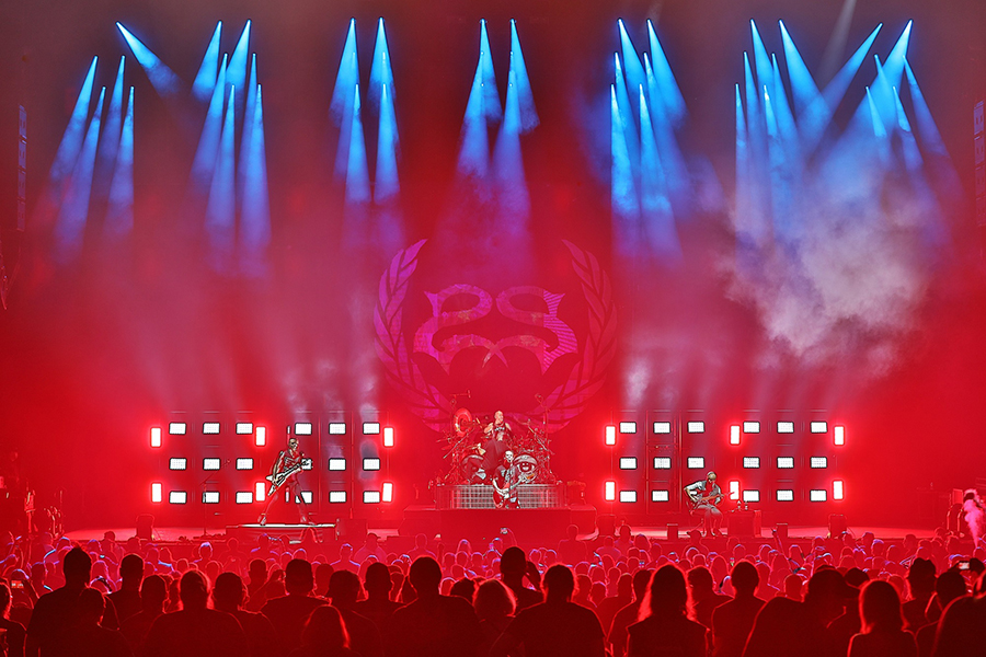 Wall of Paladins™ Delivers Overwhelming Color on Stone Sour TourGallery Image stone sour photo by todd kaplan 2 kl 
